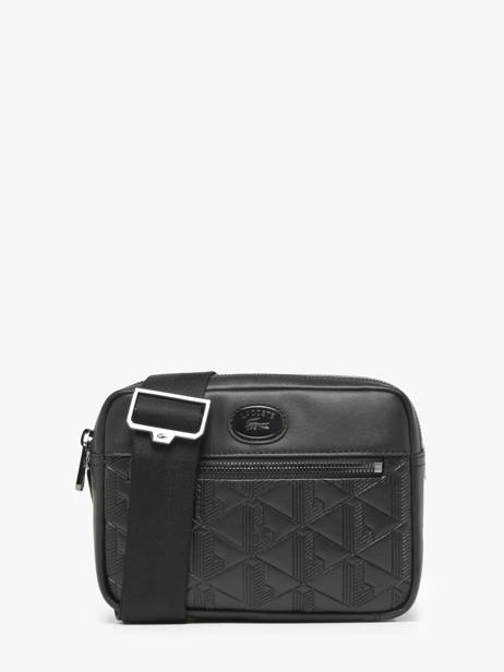 Cross Body Tas Lacoste Zwart monogramme NH4401MR